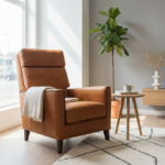 Cognac Leren Relaxfauteuil