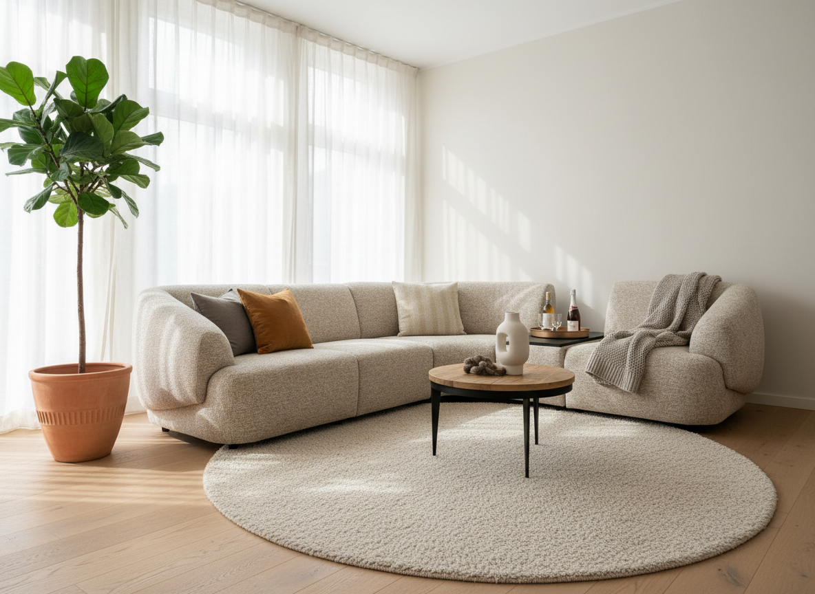 SW-CREME-MODULAIR-CURVED_lifestyle Crème Modulaire Curved Bank - Image 1