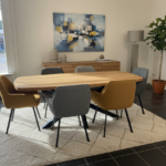 Eiken Eettafel met Stoelen
