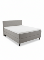 Grijs Boxspring Bed Laag Hoofdbord - Image 2