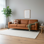 Bank SO-Paris Cognac Leer-look