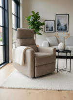 Taupe Relaxfauteuil - Met sta-op functie