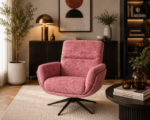 Luxe Draaifauteuil Rosé - Image 2